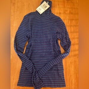 Everlane Striped Blue Top